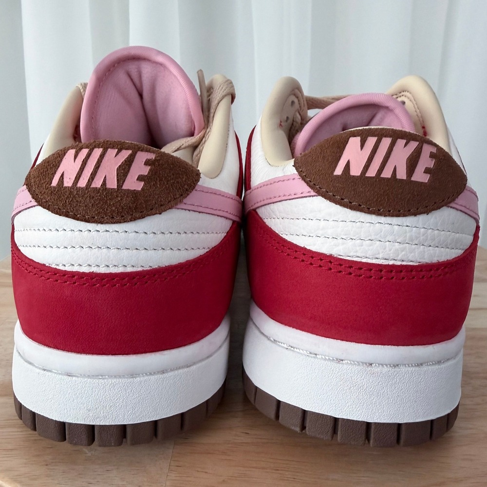 Nike Dunk Low PRM Sport‎ Red Pink White Women's 10 Men's 8.5 - Picture 6 of 6